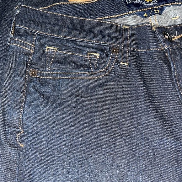 Woman’s Lucky Brand Charlie Skinny Jeans Size 4 (27),run small & lower rise. - Picture 6 of 14